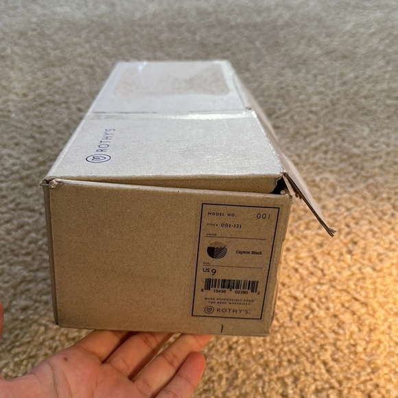 NWT Rothy’s Captoe Black Flats - Picture 7 of 9